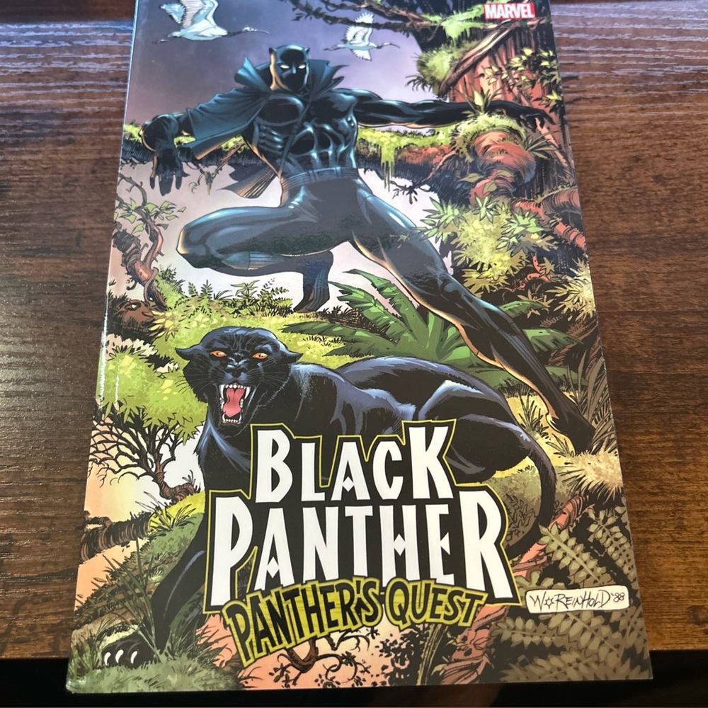 Marvel Black Panther Graphic Novel with Purple and Black